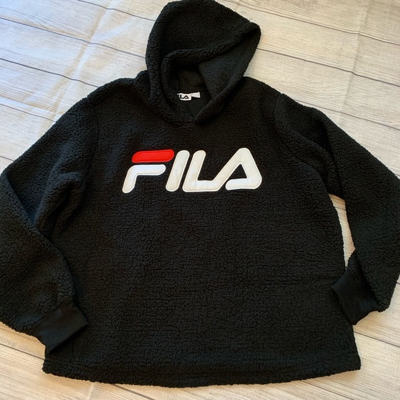 plus size fila hoodie